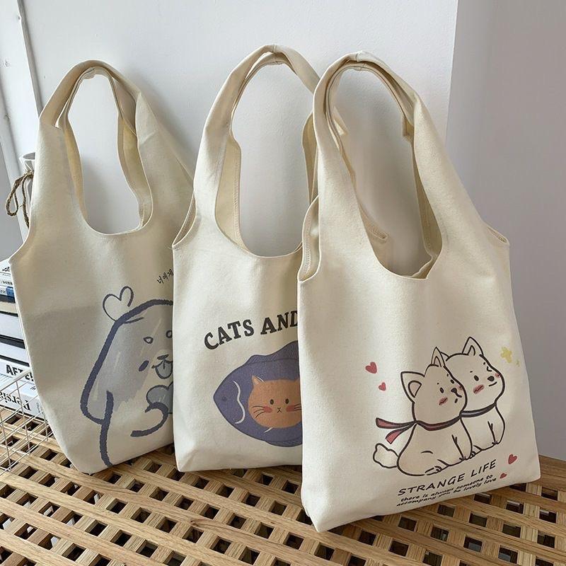 Túi đeo vai đi làm, đi học đẹp giá rẻ, form to, 2 lớp, vải canvas .