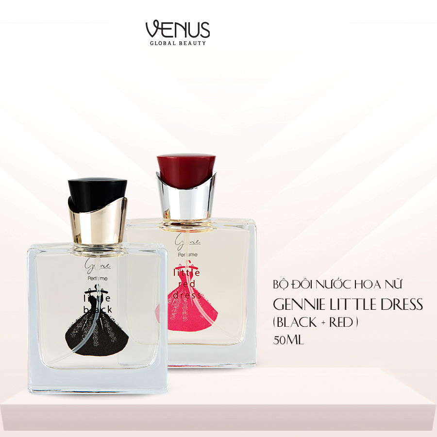 Bộ đôi Nước hoa Nữ Gennie Little Red + Black Dress 50ml