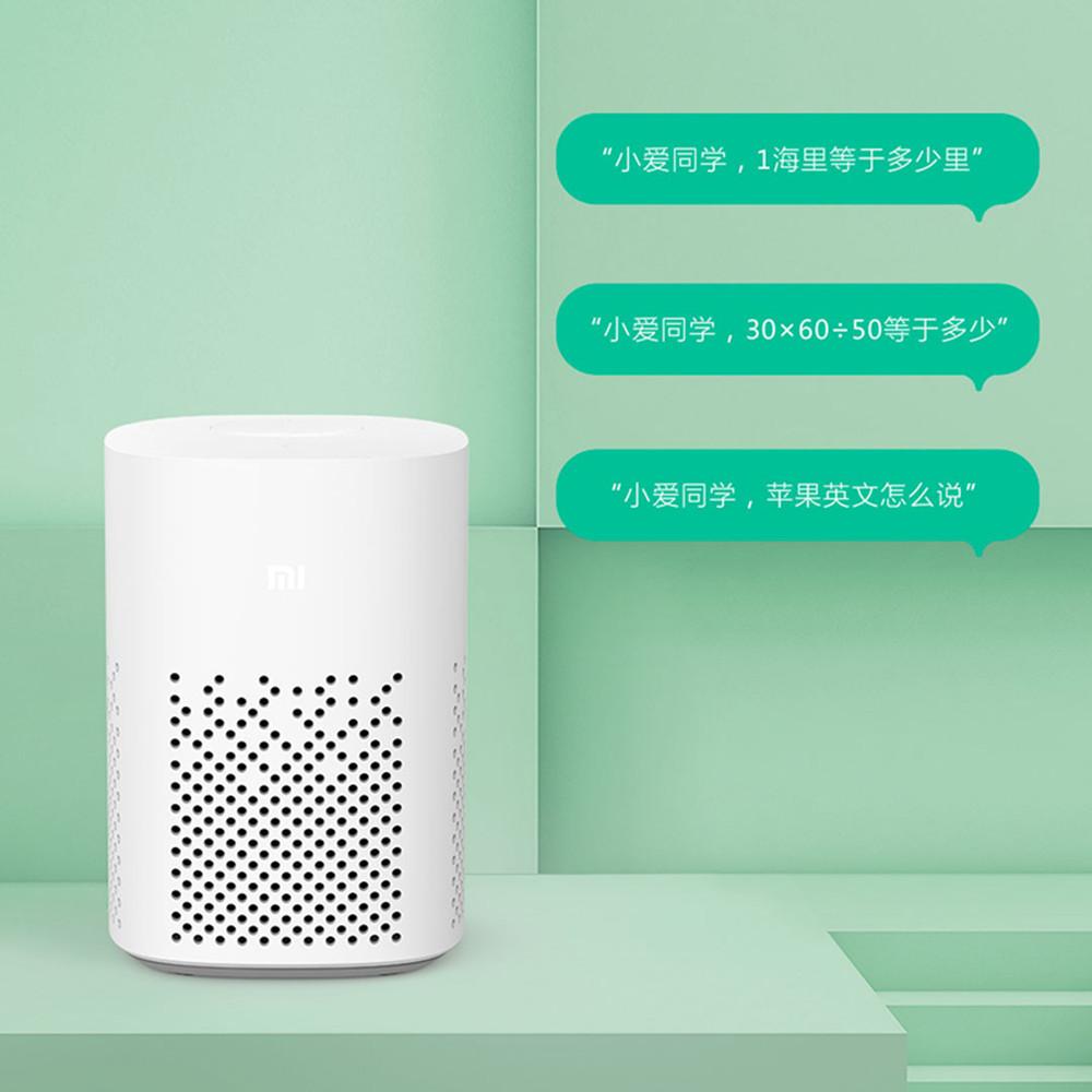 Loa Xiaomi Xiaoai Phát trắng Nhà thông minh tương thích Bluetooth Điều khiển bằng giọng nói Wi-Fi 4.2 Hỗ trợ Phát lại nhạc A2dp Nhà thông minh Color: Original US Set Type: Speaker