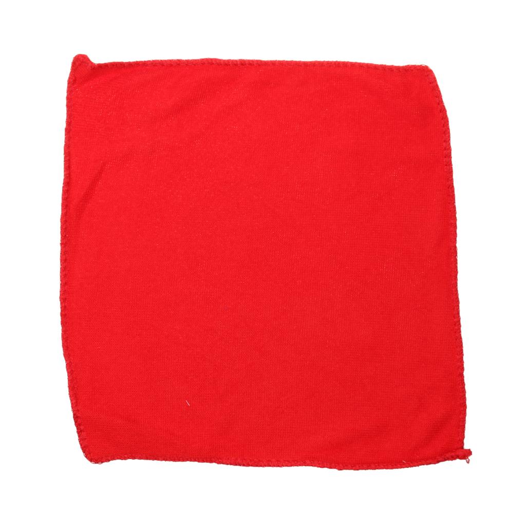 3xNano Billiard Cue Clean Towel Pool Table Cue Ball Fishing Rod Towel Red