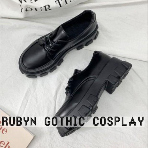 Giày Boot Oxford cổ thấp cá tính ( BÓNG &amp; NHÁM ) ( Size 35 - 40 )