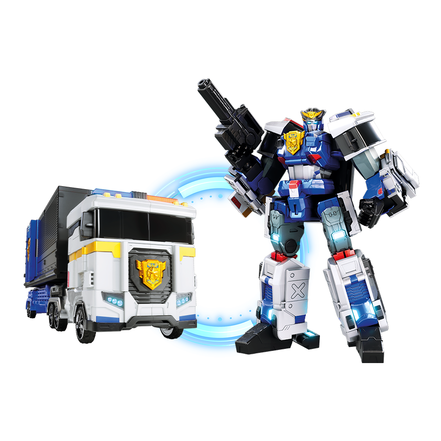 Đồ Chơi Robot Chỉ Huy Captain Commander Biến Hình Xe Container Miniforce 505011