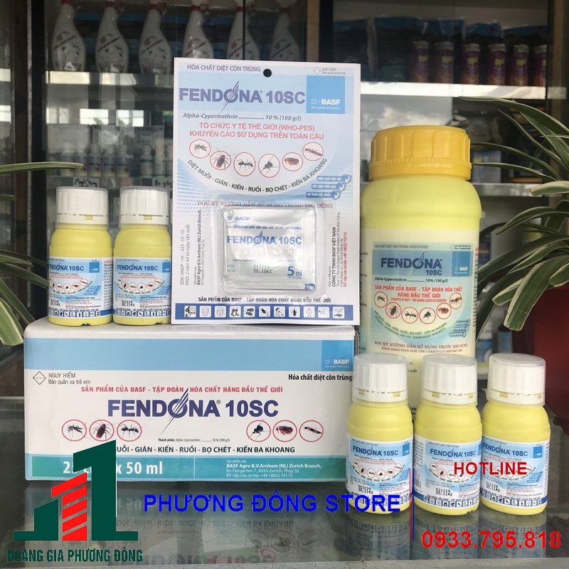 Thuốc diệt muỗi FENDONA 10SC _ chai 1 lít