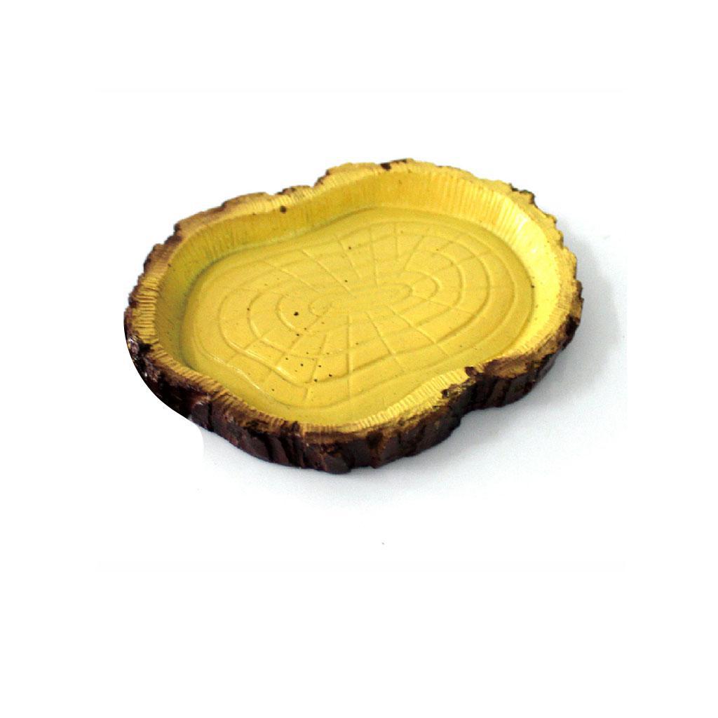 Reptile Vivarium Terrarium Mountain Ornament Reptile Feed Food Water Bowl