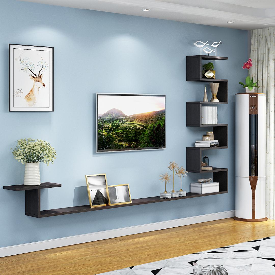 Kệ Tivi gỗ hiện đại SMLIFE Trixie | Gỗ MDF dày 17mm chống ẩm | D224xR20xC132cm