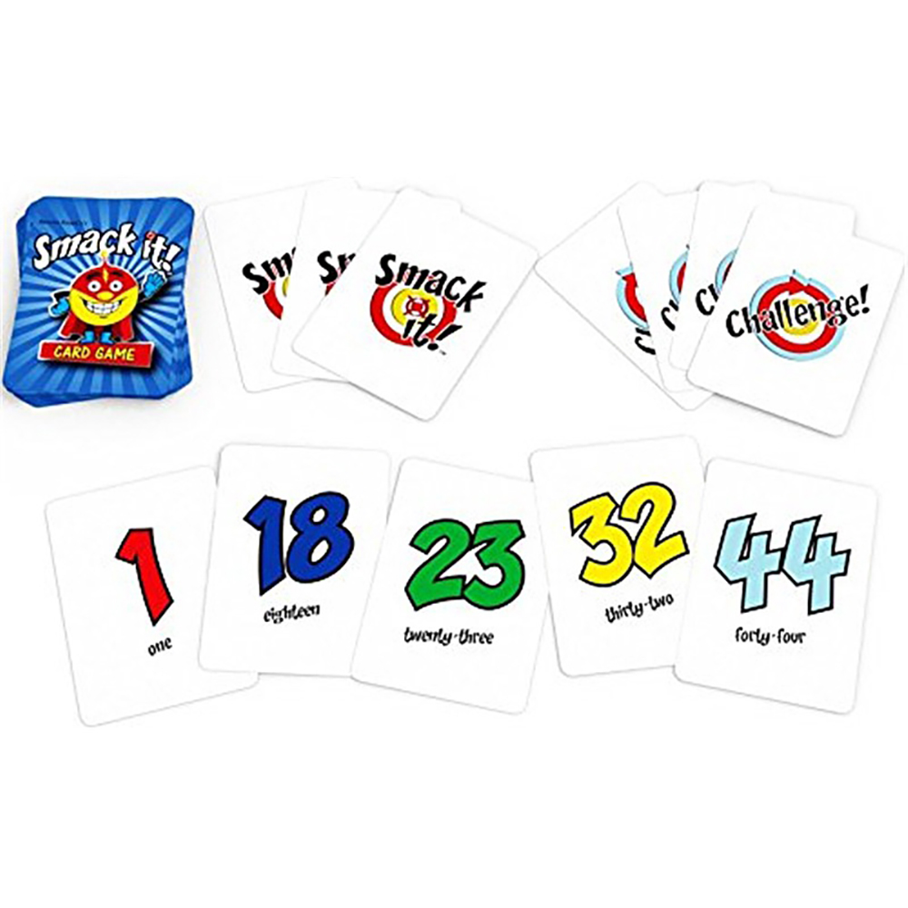 Thẻ Bài Board Game Smack It Cards Game Cho Trẻ Em Bản Tiếng Anh