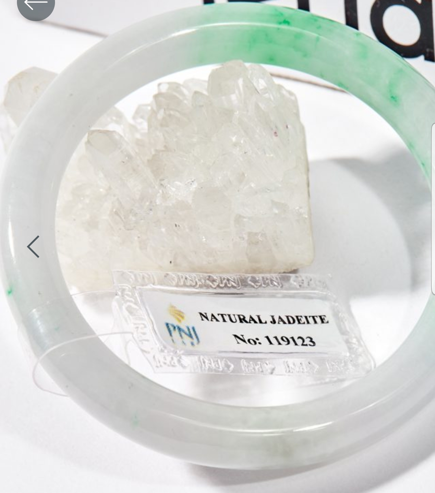 Vòng Tay Cẩm Thạch Phỉ Thúy Jadeite 52 mm