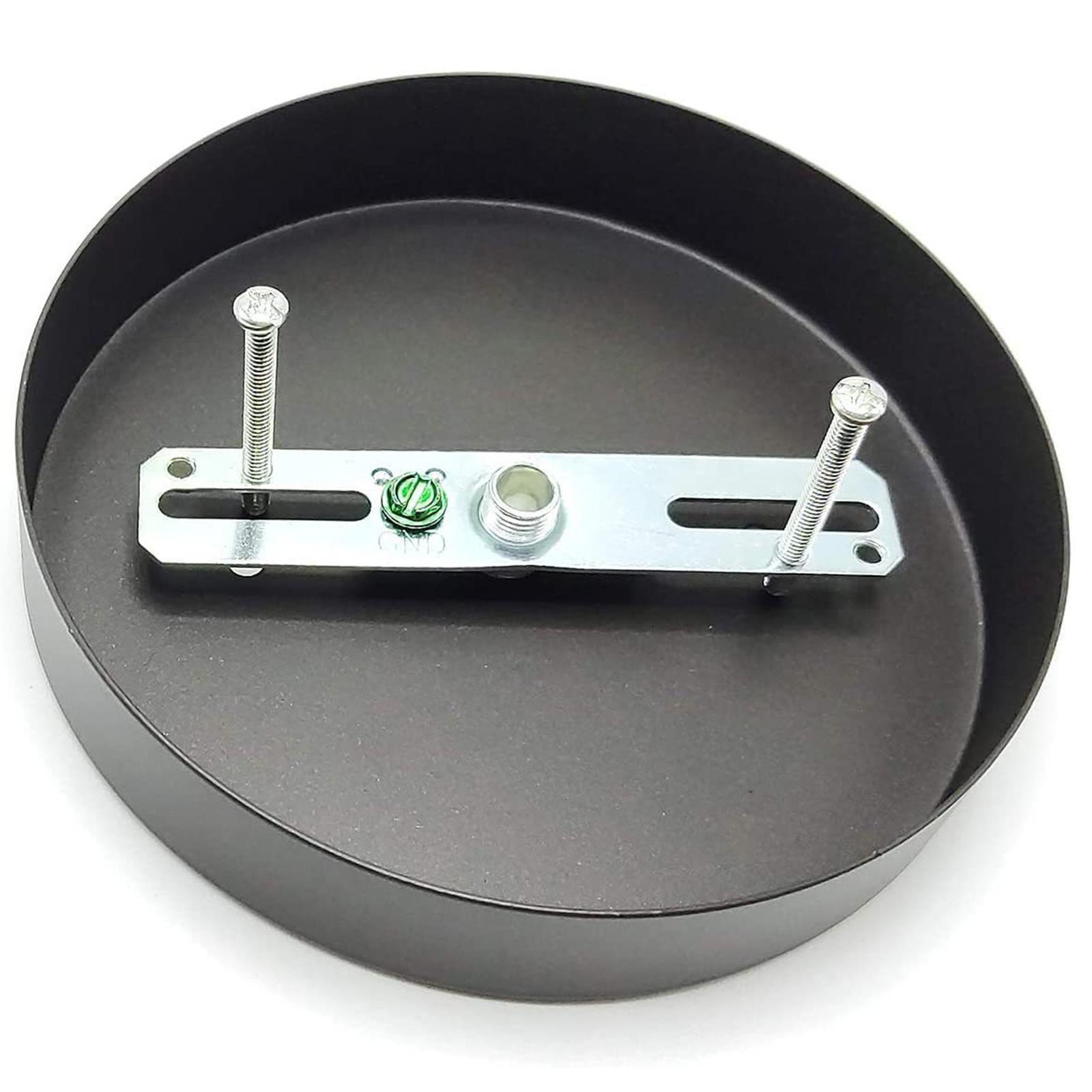 Ceiling Canopy Kit Pendant Covers Base Chandelier Black