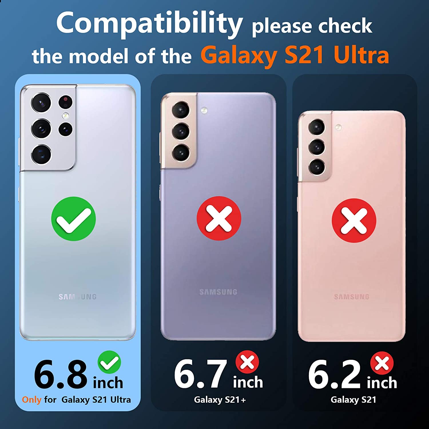 Ốp lưng chống sốc trong suốt siêu mỏng cho Samsung Galaxy S21 Ultra hiệu Likgus Crashproof giúp chống chịu mọi va đập - hàng nhập khẩu