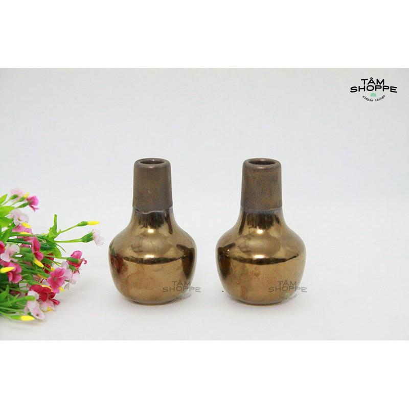 Lọ gốm trang trí Mini giả cổ số 42