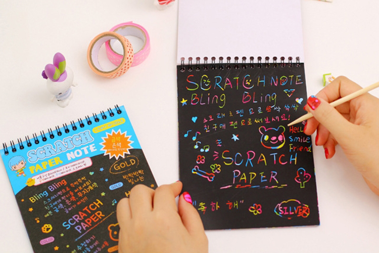 Rainbow Scratch Note Lớn - Giao Màu Ngẫu Nhiên