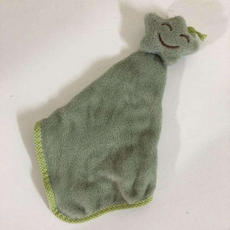 KHĂN LAU TAY COTTON ĐẦU THÚ - KHĂN LAU NHÀ BẾP COTTON CÓ MÓC TREO THẤM NƯỚC