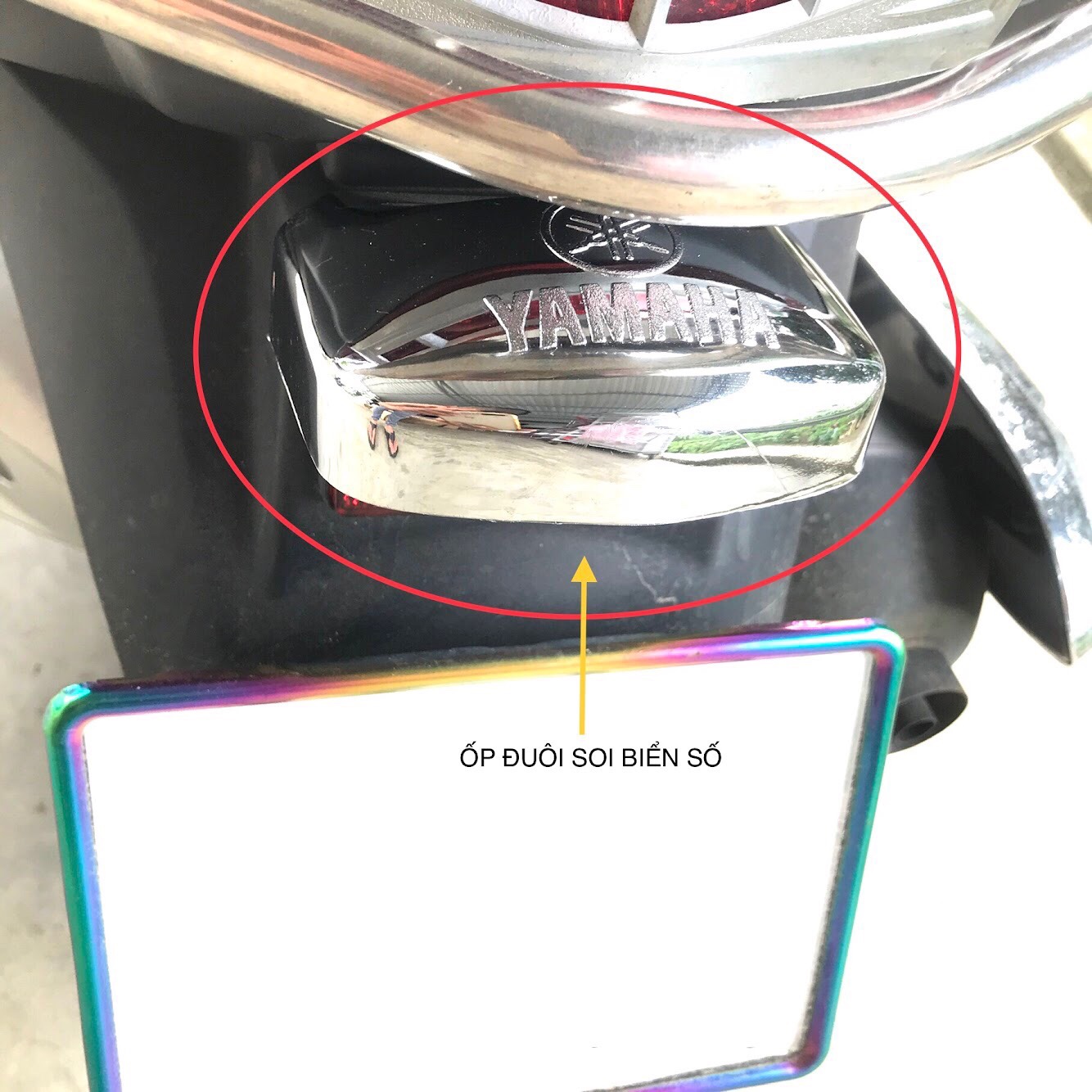 COMBO BỘ ỐP PHỤ KIỆN TRANG TRÍ DÙNG CHO ĐỜI XE YAMAHA GRANDE 2023 2024 CROM