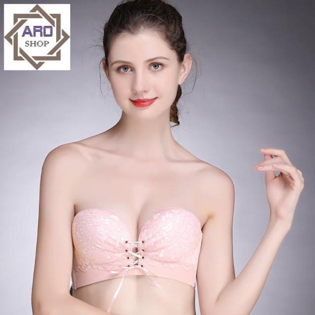 Siêu phẩm - Áo ngực chống tụt bàn tay dây rút mẫu mới, tụt dây rút, áo lót không dây