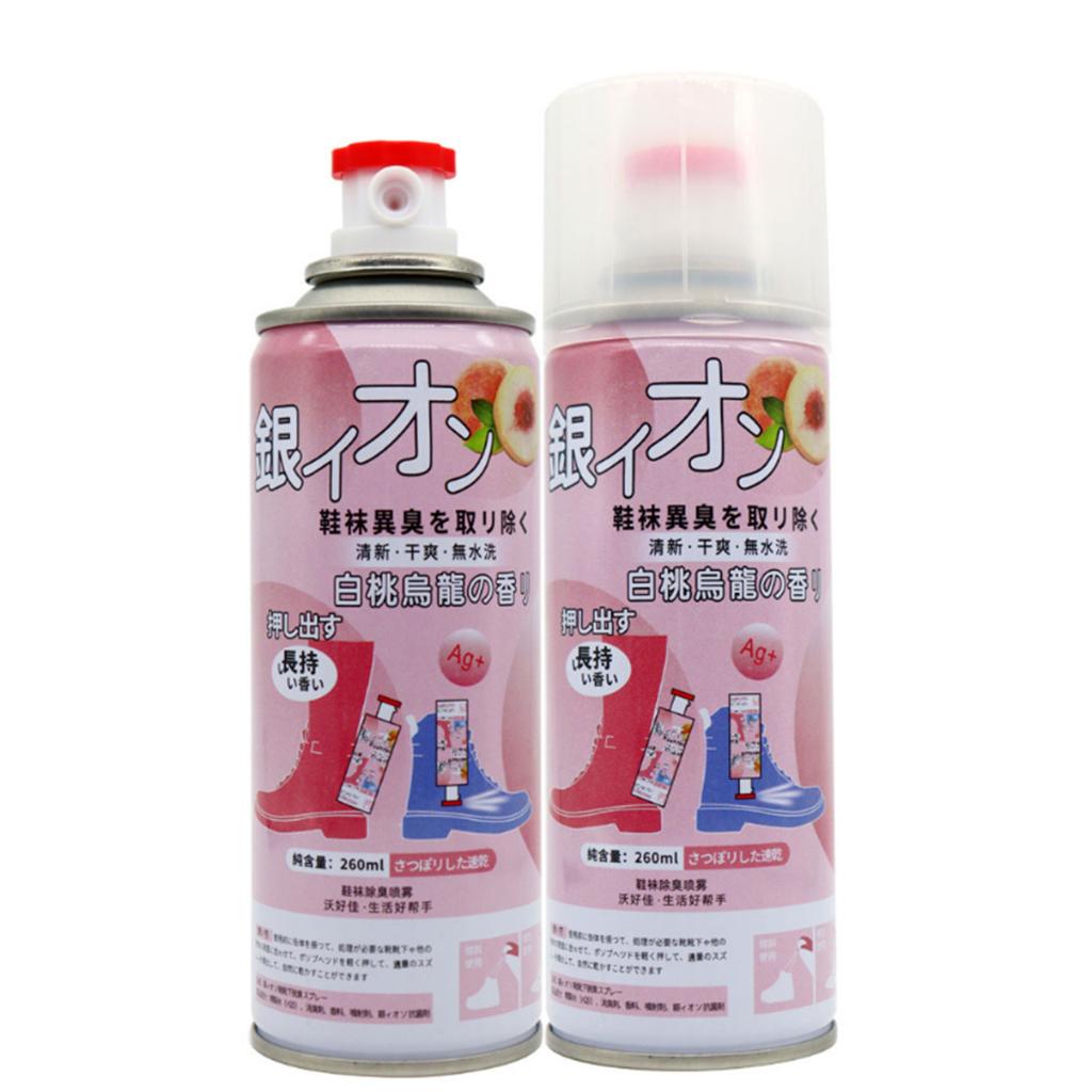 Chai Xịt Giày Chai Xịt Khử Mùi Giày Nano Hương Trái Cây 260Ml