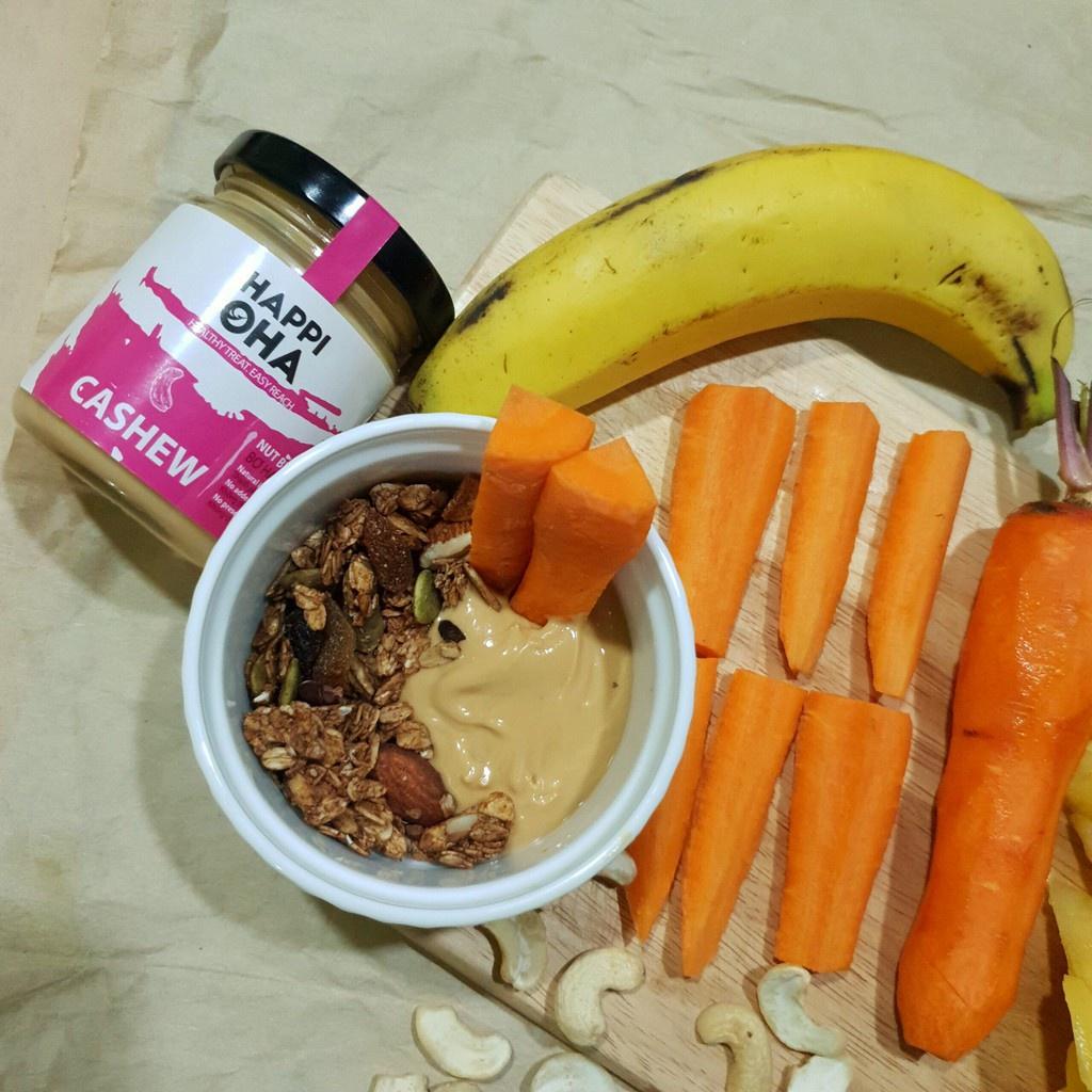 Granola Choco Bana HAPPI OHA - Ngũ Cốc Ăn Sáng/ Ngũ Cốc Ăn Kiêng Không Đường Tinh Luyện Vị Cacao 40g