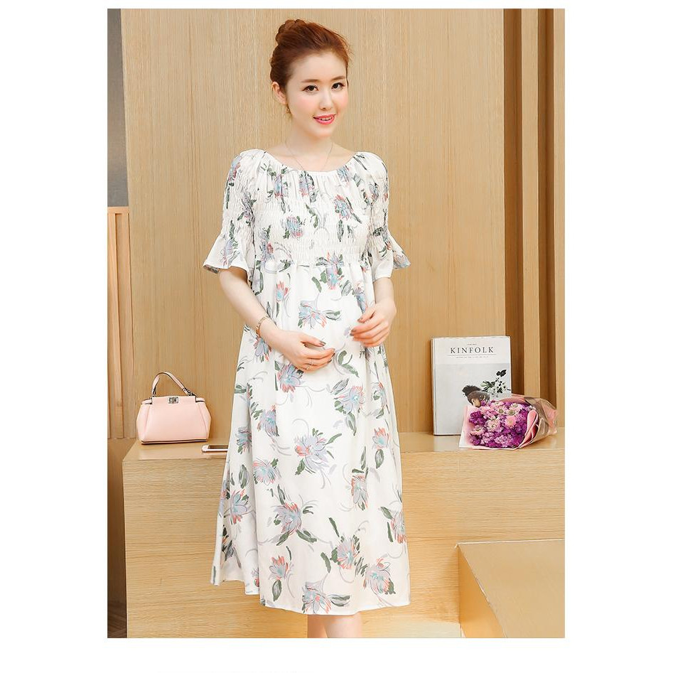 Đầm bầu maxi dài DN36