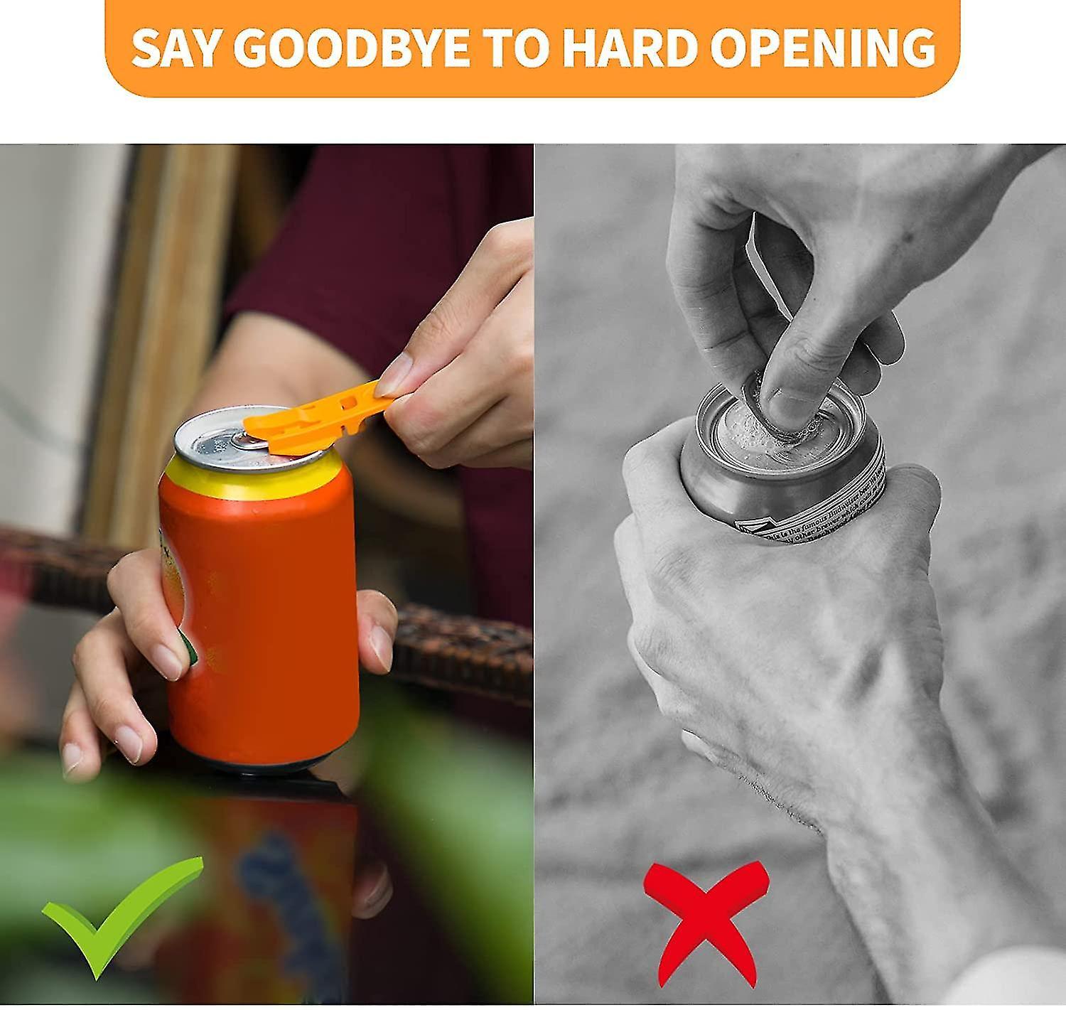 Hướng Dẫn Sử Dụng Dụng Cụ Mở Lon Dễ Dàng, 6 Cái Đồ Khui Lon Bia SODA Nhiều Màu Sắc Đồ Can Bảo Vệ, Nhãn Bảo Vệ Bằng Nhựa Cao Cấp Dụng Cụ Mở Lon DÙNG CHO Phổ Biến