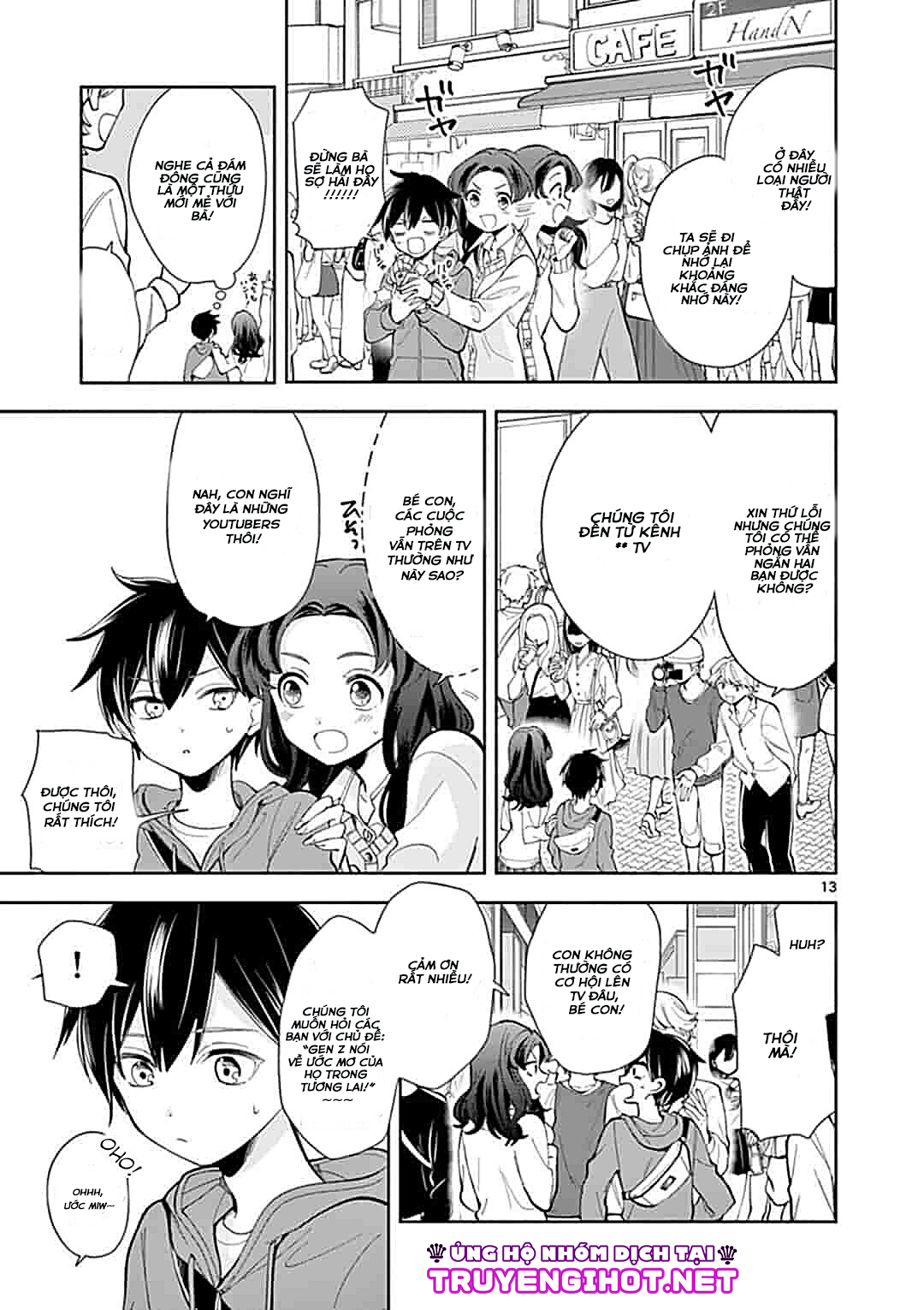 bà nội tôi trở thành nữ sinh trung học.... chapter 1 13