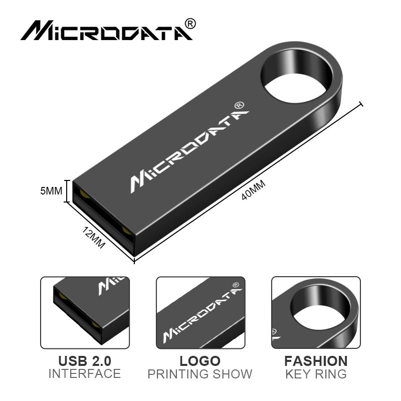 Ổ đĩa flash USB kim loại 64GB 32GB 16GB 8GB 4GB PEN Ổ đĩa di động 128GB 256GB 512GB USB 2.0 USB Storage Disk