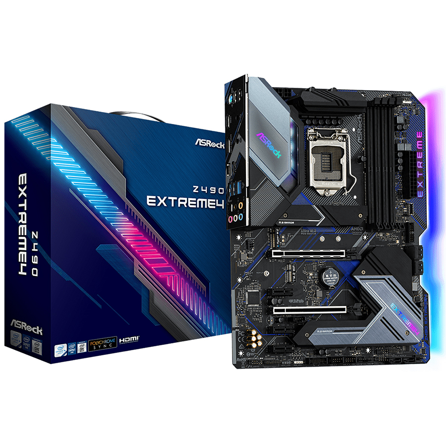 Bo Mạch Chủ Mainboard ASRock Z490 Extreme4 - Hàng Chính Hãng