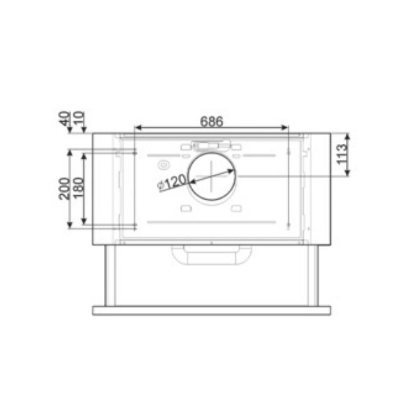 Máy Hút Mùi Âm Tủ Hafele KSET92E 536.84.872 - Màu Bạc - Công Suất 304 m3/h - Hàng Chính Hãng