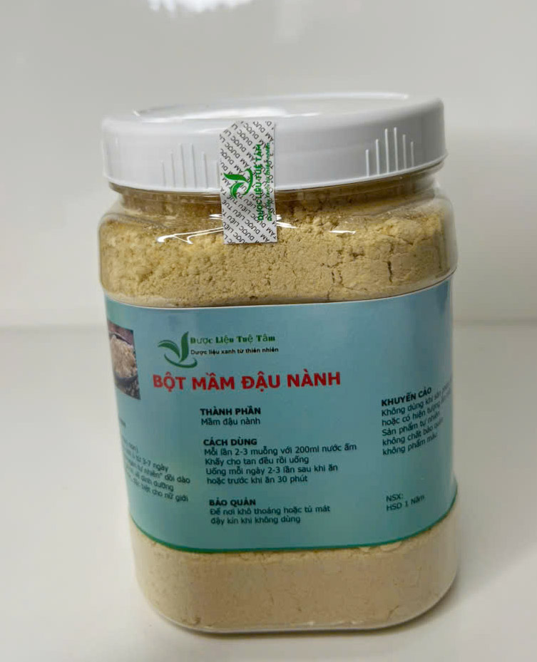 Bột mầm đậu nành - Mầm đậu nành nguyên xơ Hộp 500gr