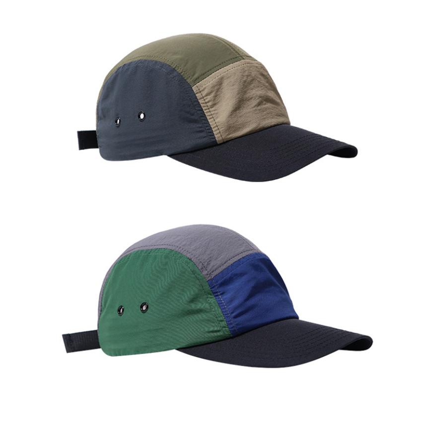 Khối Màu 5 Bảng Nắp Nhẹ Nón Lưỡi Trai Snapback Nam Nữ Trucker Bố Nón Hip Hop Khoác Ngoài Trời Golf Thể Thao áo Chống Nắng