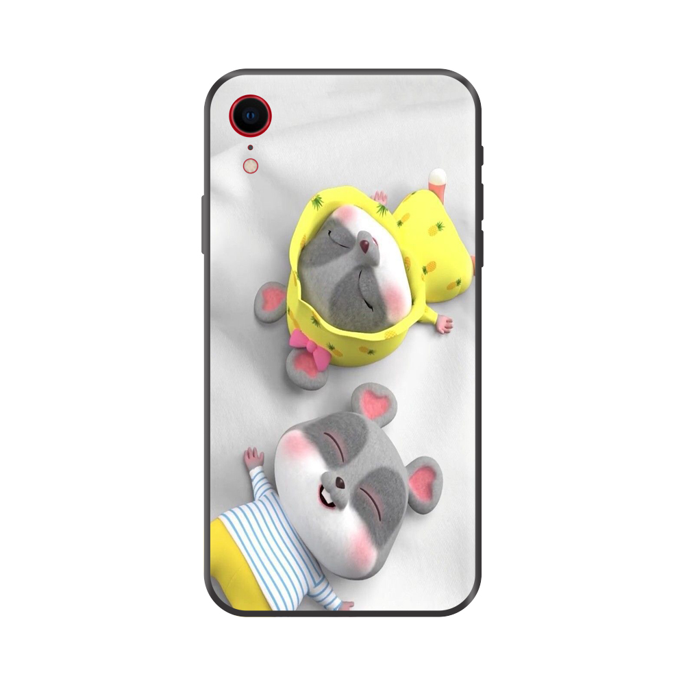 Ốp lưng TPU viền dẻo cho điện thoại IPHONE XR Hình Chuột Tết 2020 - Mẫu 25
