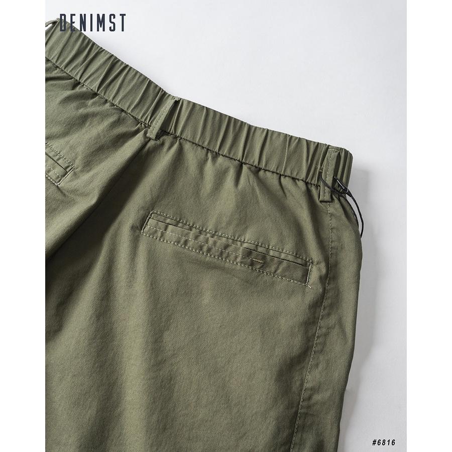 Quần Short Nam Cao Cấp DENIMST 6816 Chất Liệu Kaki, Dáng Suông
