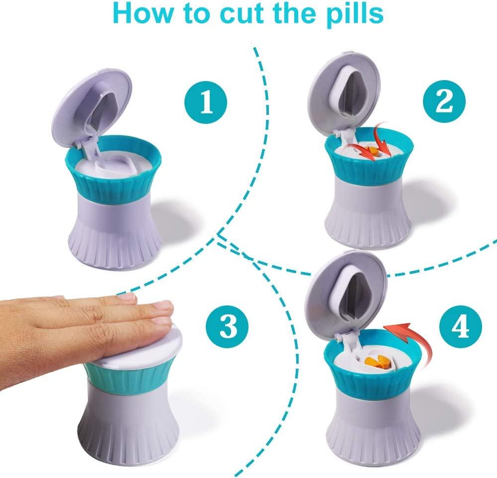 Máy cắt thuốc và máy nghiền thuốc 3in1, Máy cắt một nửa thuốc, Máy nghiền thuốc, Máy nghiền nhỏ thuốc, Máy tách thuốc, Máy nghiền thuốc bằng tay