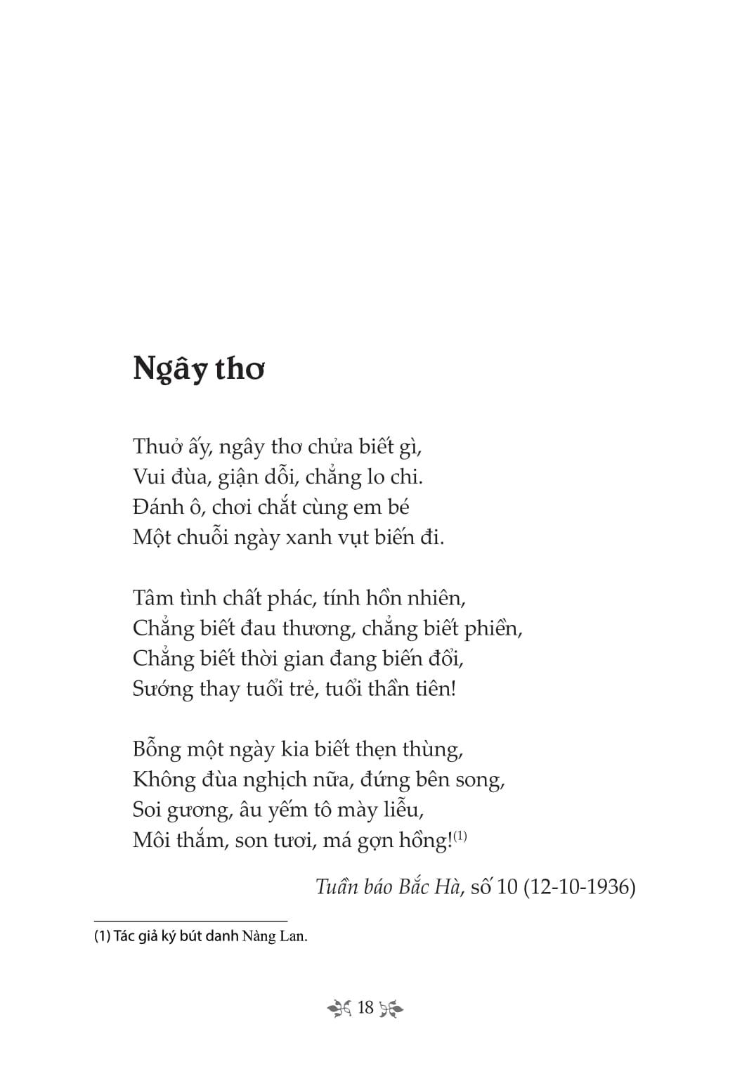 Sách - Tủ Sách Văn Học Trong Nhà Trường - Thơ Thâm Tâm