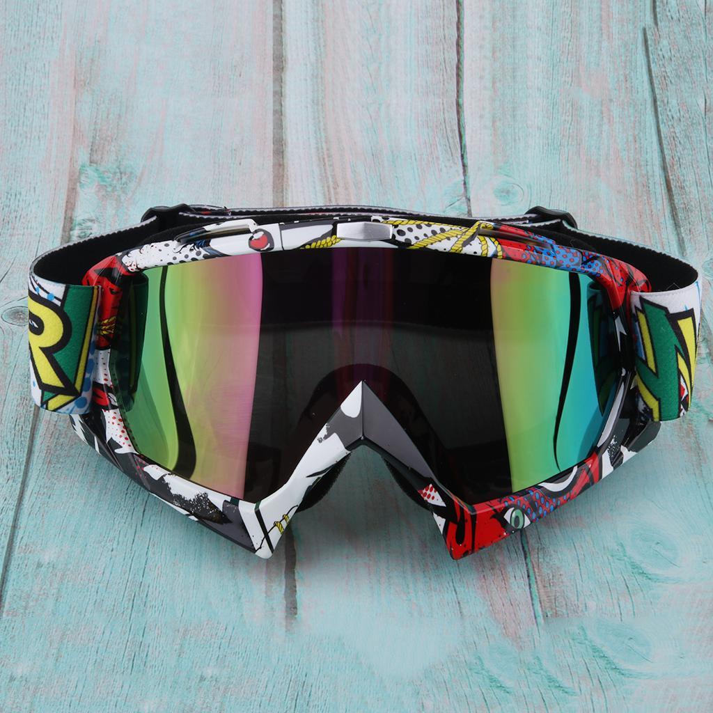 Fashionable Snowmobile Snowboard Goggles Racing Motocross Eyewear Colorful