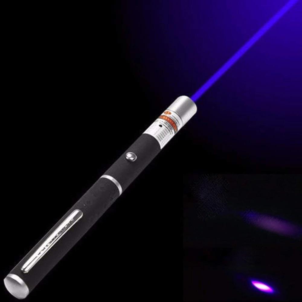 5MW 650Nm Laser Pen Bút màu đen mạnh mẽ nhìn thấy tia sáng Laserpulum 3 Colle