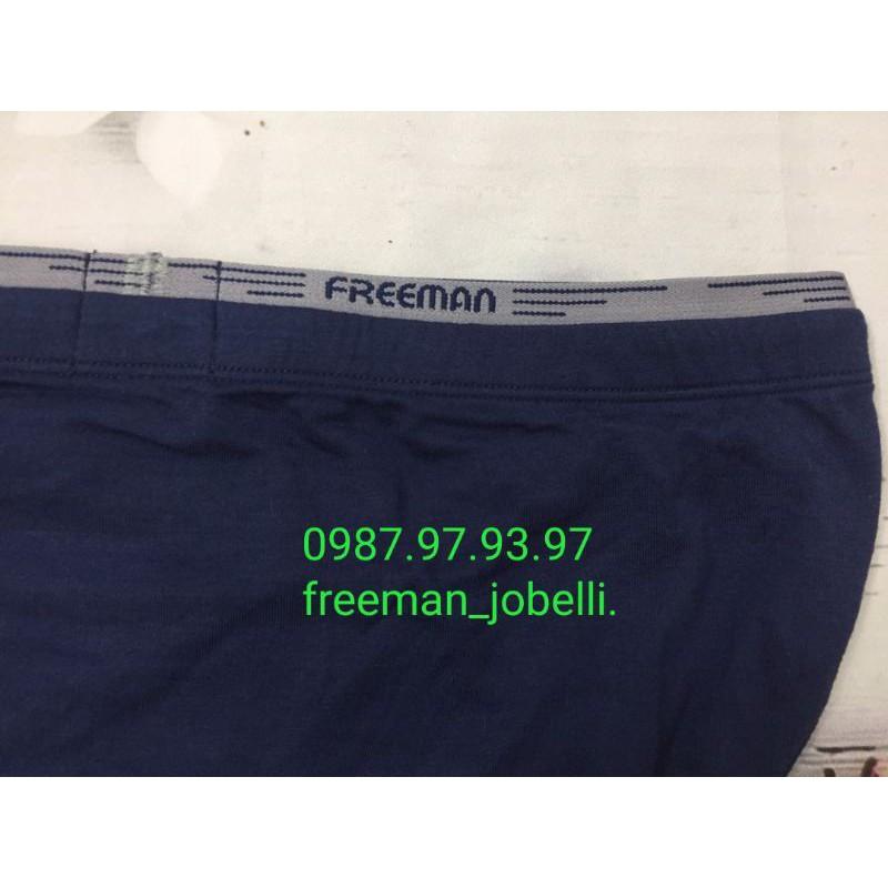 Quần lót cotton lụa 2 lưng Freeman 6043 siêu mát lạnh,kháng khuẩn