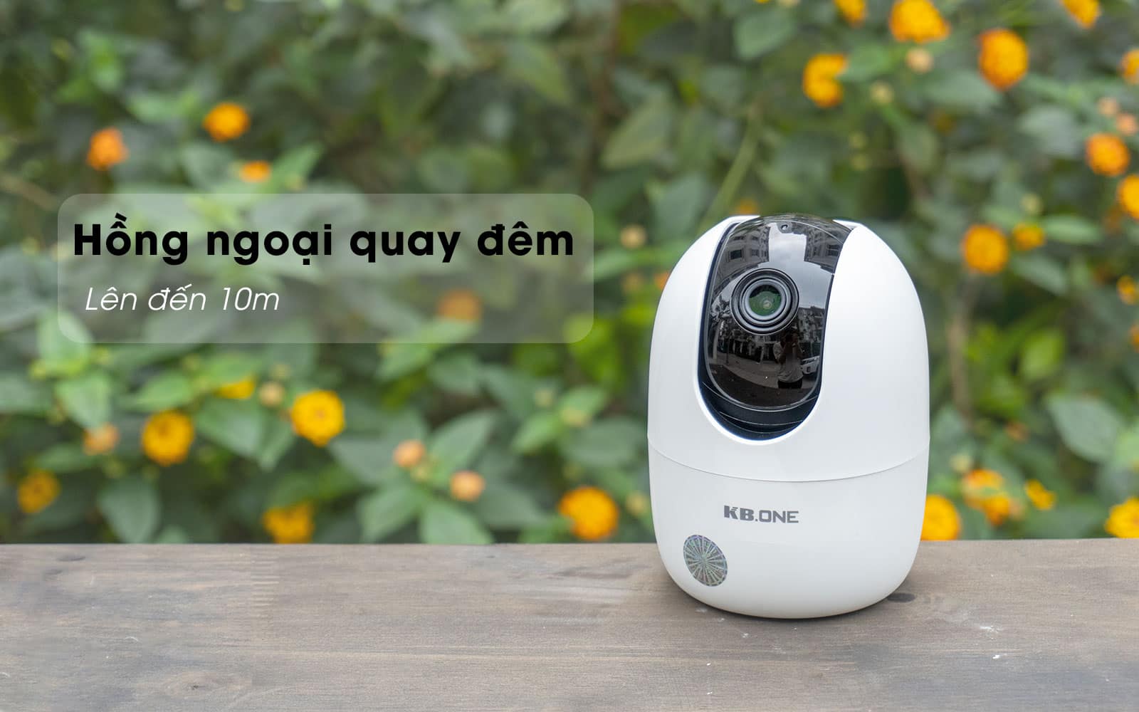 Camera Ip Wifi KBOne KN-H41P Độ Nét Cao 4.0Mp Xoay 360, Đàm Thoại 2 Chiều, Phát Hiện Chuyển Động, Theo Dõi Thông Minh - Hàng Chính Hãng