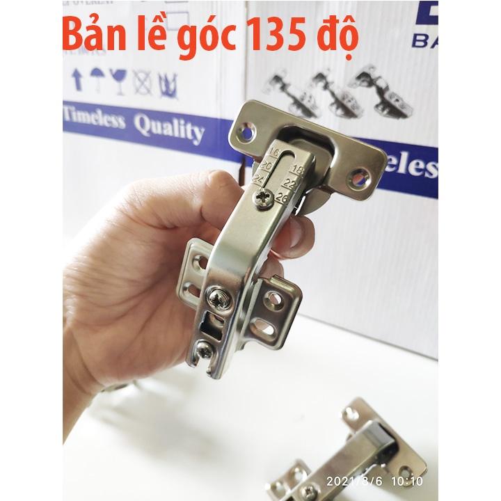 Bản lề góc 90 độ, 135 độ, 165 độ dùng cho cánh tủ góc