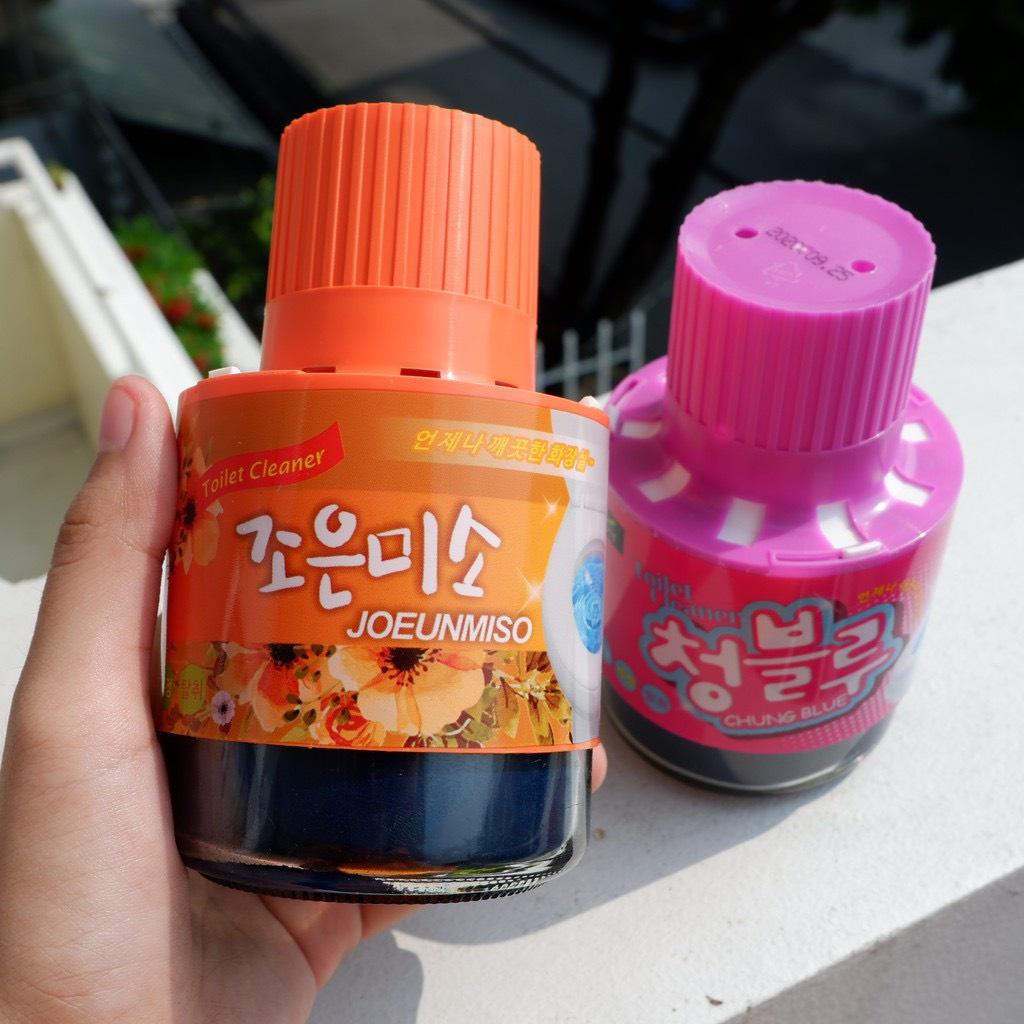 CHAI THẢ BỒN CẦU KHỬ MÙI HÀN QUỐC , TRĂNG SẠCH THƠM