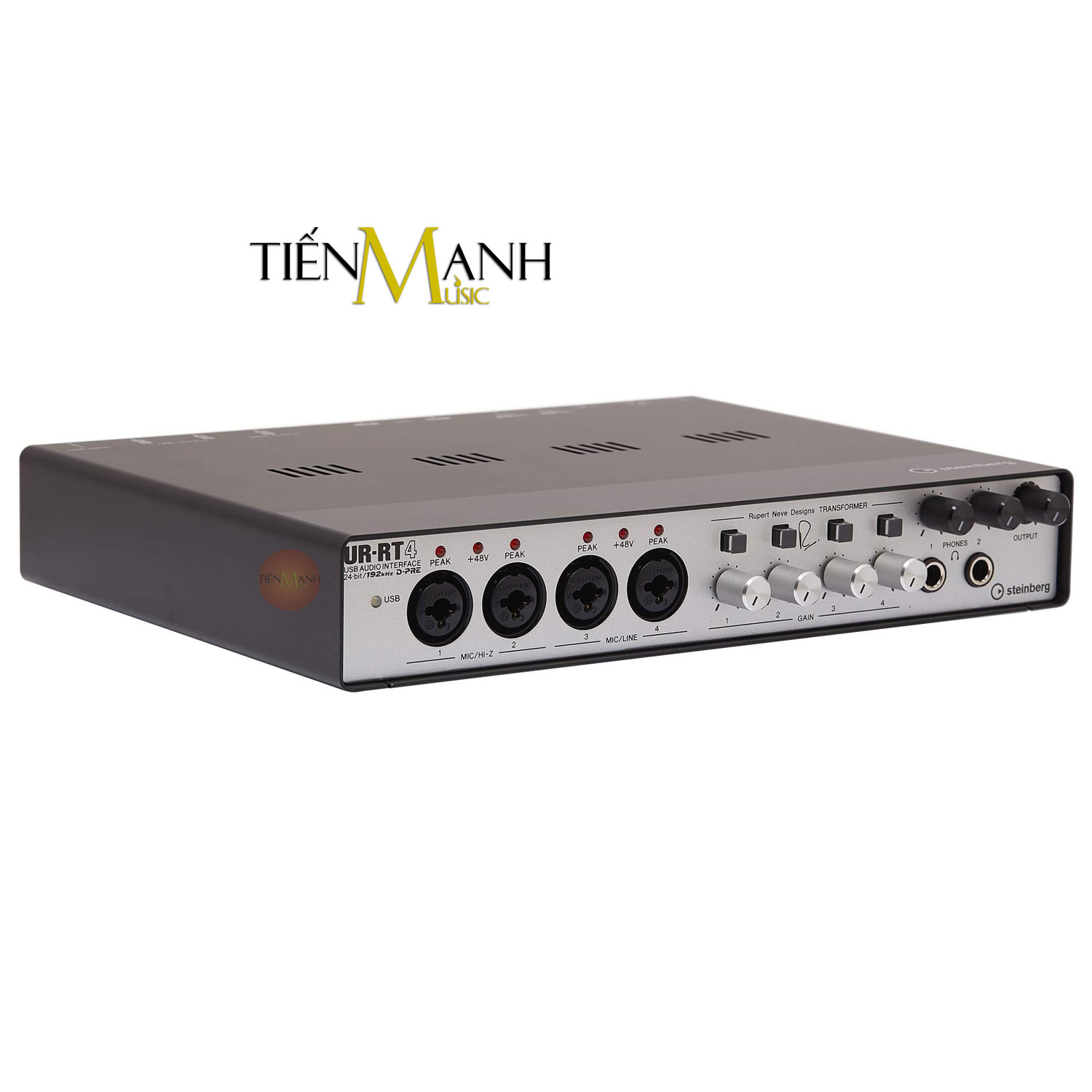 Soundcard Steinberg UR-RT4 - Sound Card Bộ Thu Âm Thanh và Livestream Audio Interface UR RT4 Hàng Chính Hãng - Kèm Móng Gẩy DreamMaker