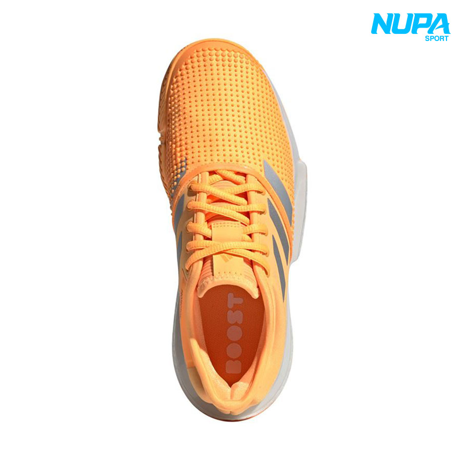 Giày Tennis SoleCourt Boost - Orange/ White/ Grey