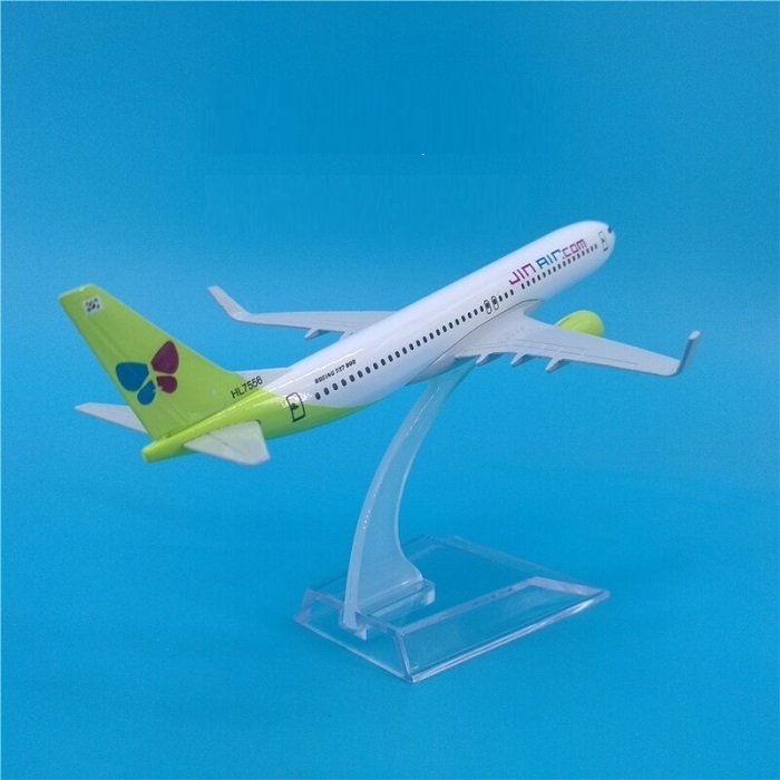 Mô hình máy bay tĩnh Jinair B737 16cm