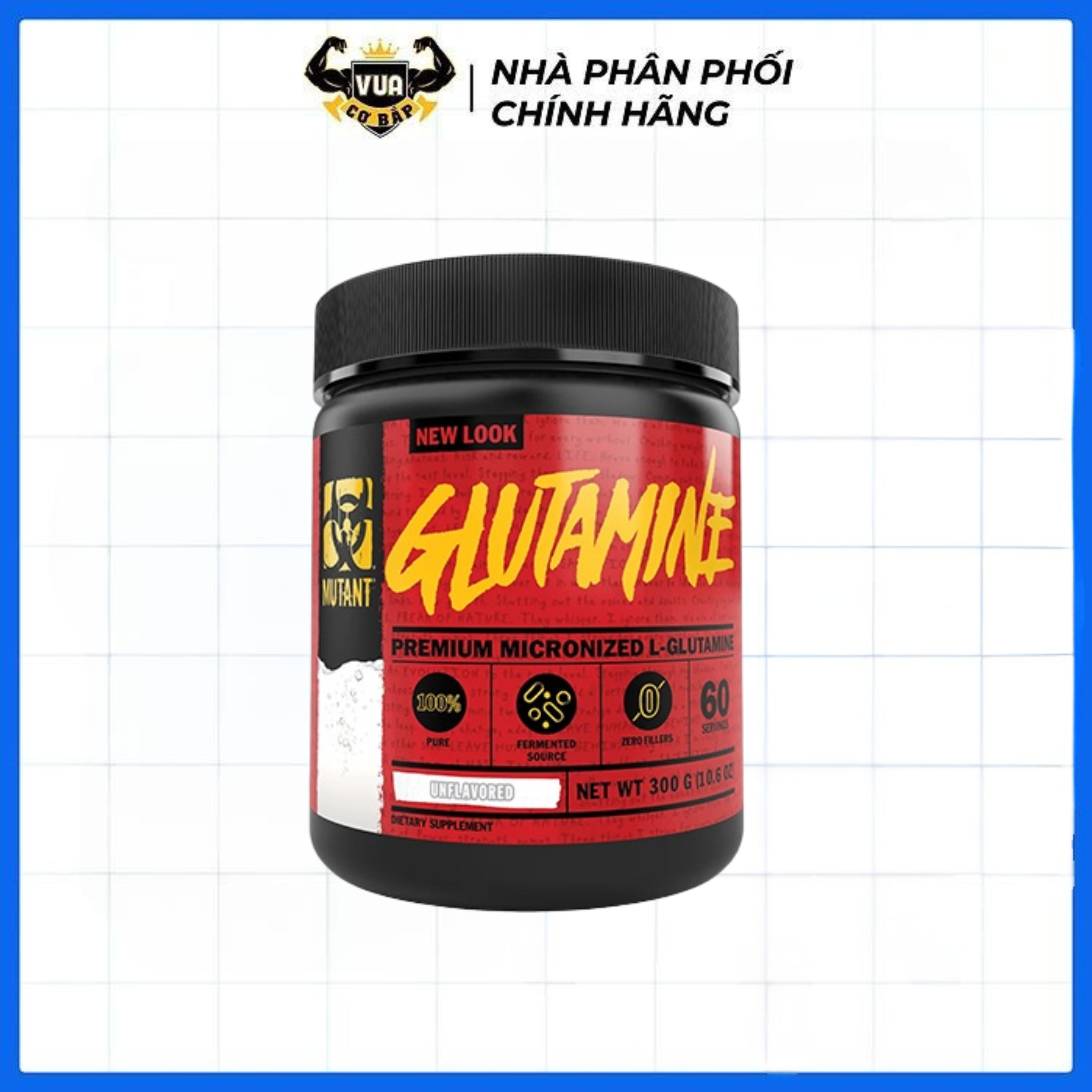 Phục Hồi Cơ Mutant Glutamine 300g