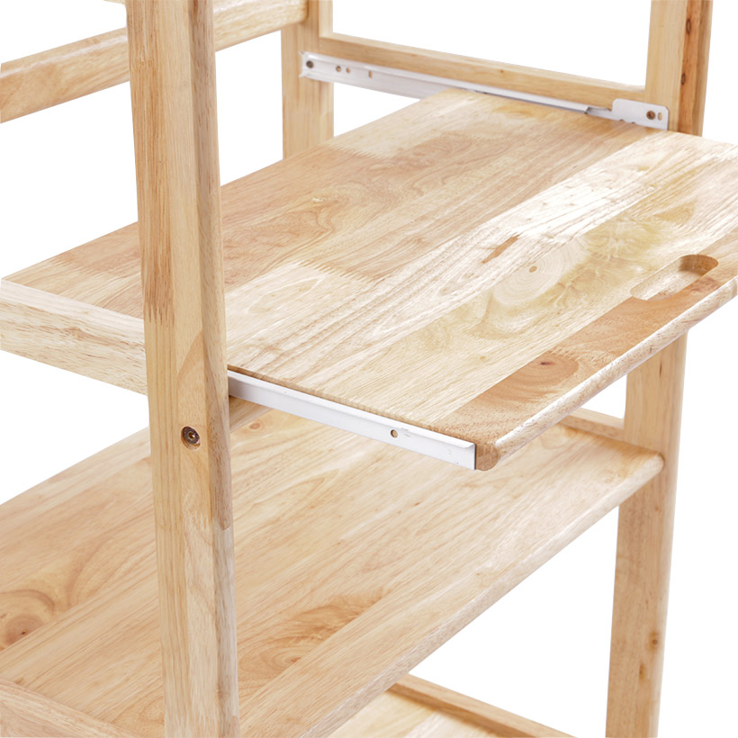 Kệ vi sóng 4 tầng màu tự nhiên