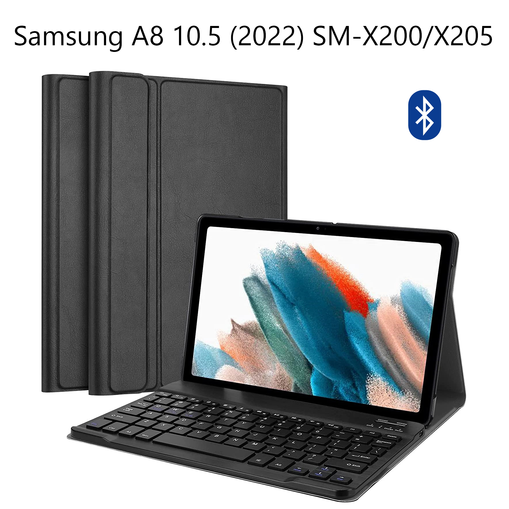 Bao Da Kèm Bàn Phím Dành Cho Samsung Galaxy Tab A8 10.5 SM-X200 / X205 Bluetooth