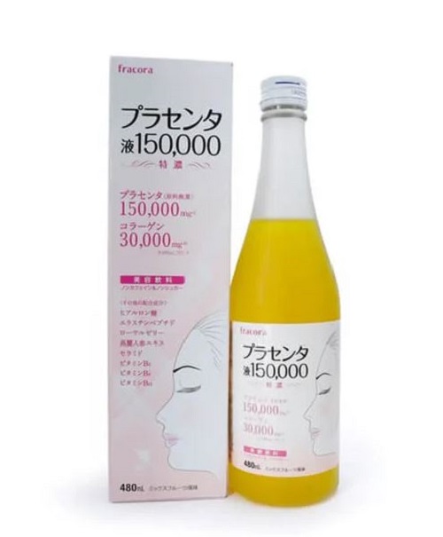 Nước Uống Đẹp Da Fracora Placenta 150000mg Collagen 30000mg Từ Nhật Bản