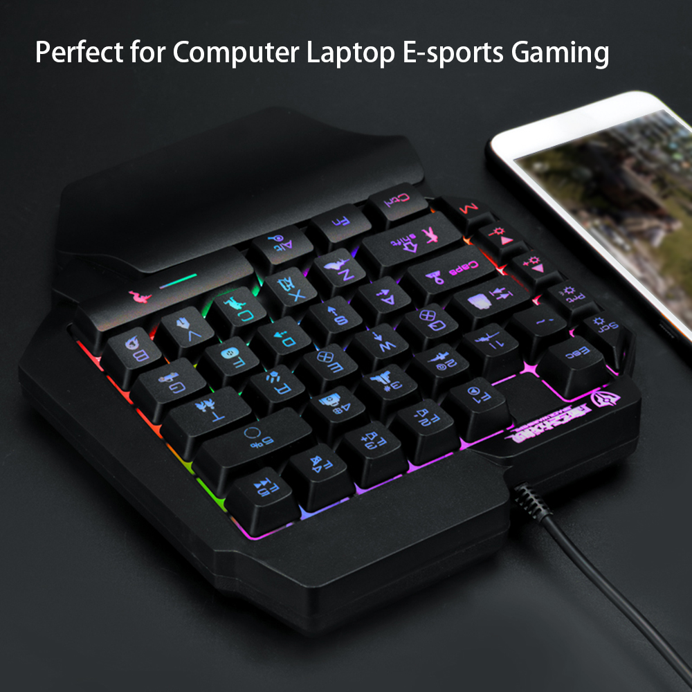 Bàn phím  chơi game chiếu sáng  được hỗ trợ bởi USB Vận hành Hiệu ứng ánh sáng đa dạng cho máy tính  xách tay