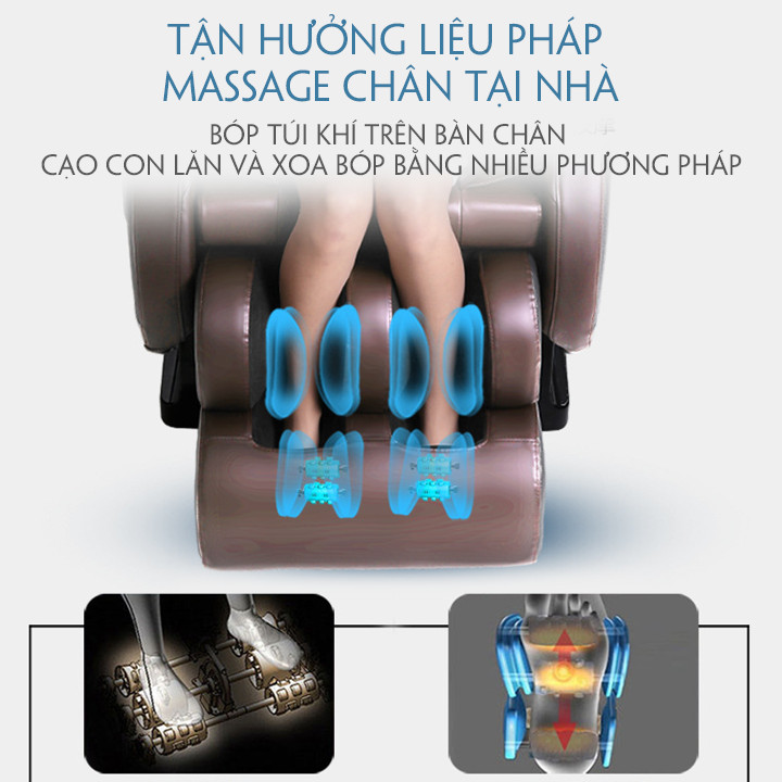 Ghế Massage Toàn Thân Cao Cấp - Ghế Matxa Trị Liệu Toàn Thân Thế Hệ Mới, Ghế Massage Trị Liệu Toàn Thân, Ghế Matxa Toàn Thân Công Nghệ Mới - Giao Màu Ngẫu Nhiên