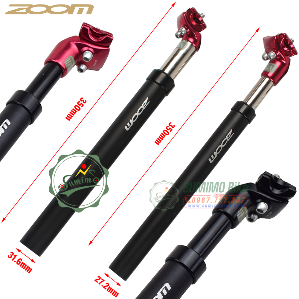 Cốt yên nhún ZOOM giảm xóc nhôm