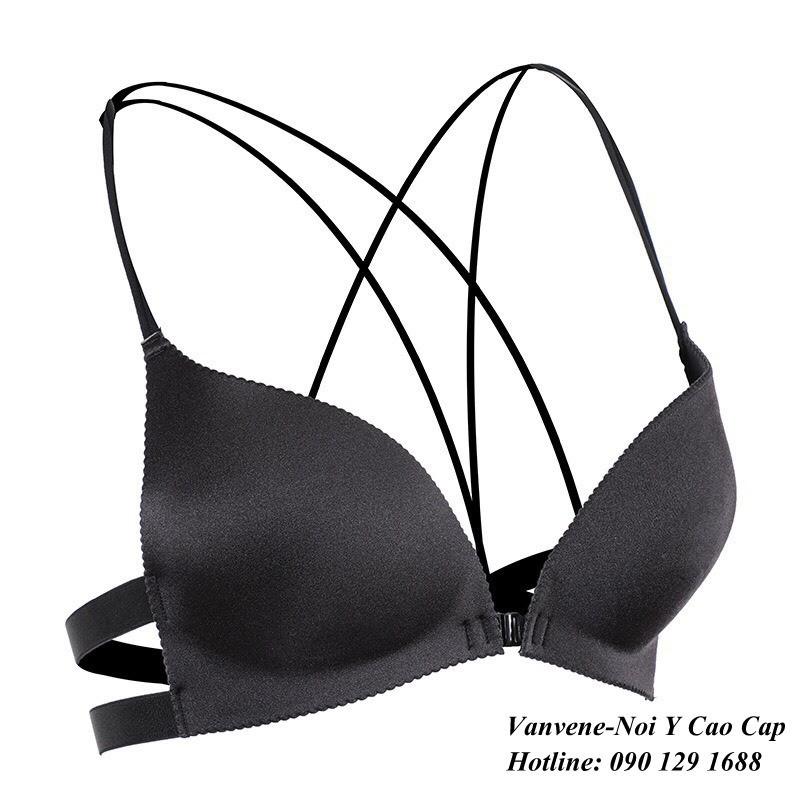 Vanvene Áo Bra / Áo lót / Áo ngực su đúc bàn tay cài trước nâng ngực FREE SIZE A836