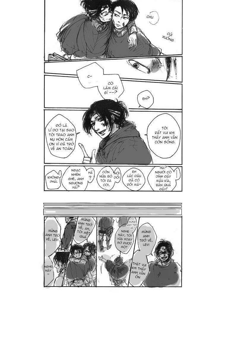 tấn công người khổng lồ - doujinshi levihan chapter 12 4